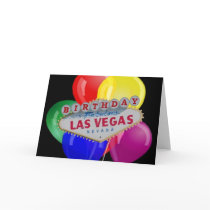Birthday IN Fabulous Las Vegas Card with Balloons by vegasdusoleil Birthday IN Fabulous Las Vegas Card with Balloons