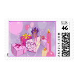 Birthday in Pinks (Med) postage