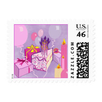 Birthday in Pinks (Sml) postage