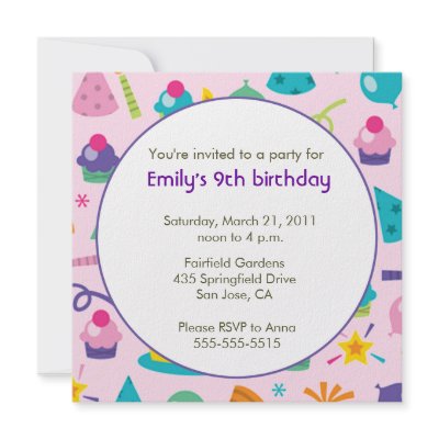 Birthday invitation by EveryMilestone