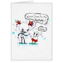 BIRTHDAY INVITATION by Emi Boz/ Gus Fink cards
