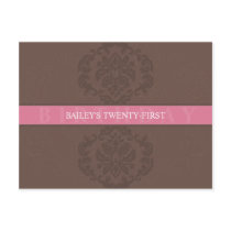 BIRTHDAY INVITATION :: finesse 4 Post Cards