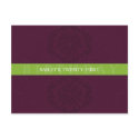 BIRTHDAY INVITATION :: finesse 6 postcards