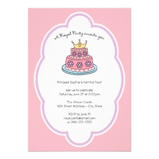 Birthday Invitation | Pink Princess