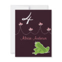 Birthday Invitation - Princess & Frog by OrangeOstrichDesigns Birthday Invitation - Princess & Frog