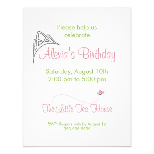 Birthday Invitation - Princess & Frog
