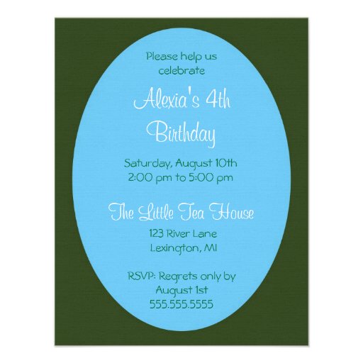 Birthday Invitation - Princess & Frog