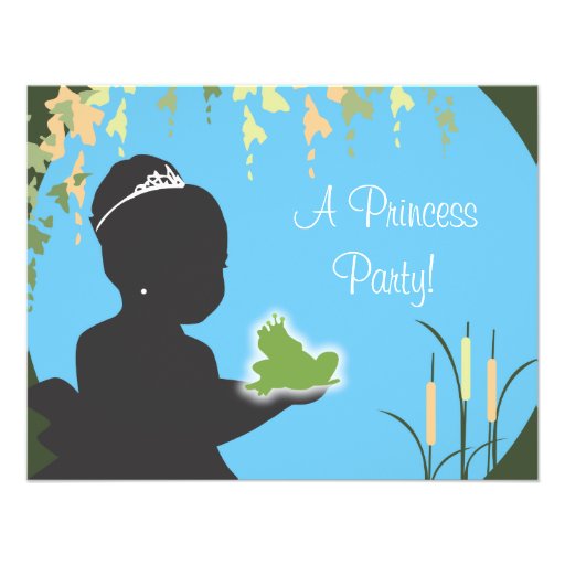 Birthday Invitation - Princess & Frog