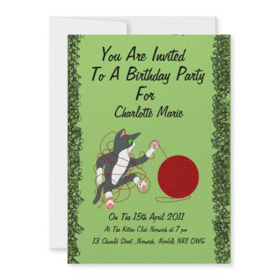 Birthday Invitations by PS_DESIGNS