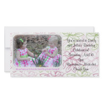 birthday invite photo card template