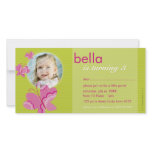 BIRTHDAY INVITE PHOTOCARD :: flutterbybutterfly 4 Photo Card Template
