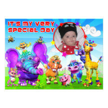 Birthday Invite with "The GiggleBellies"