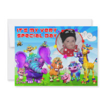 Birthday Invite with "The GiggleBellies"