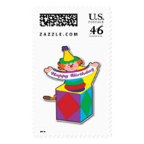 Birthday Jack in Box postage