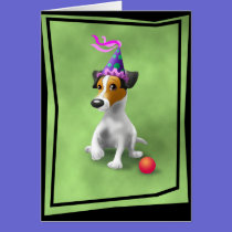 Birthday JackRusselB cards