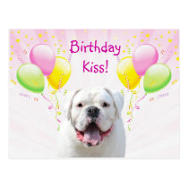 Birthday Kiss postcards