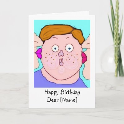 Birthday Kiss-See Custom Birthday Cards from Zazzle.com