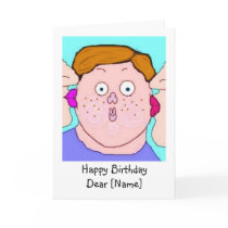 Birthday Kiss-See Custom Birthday Cards