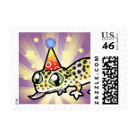 Birthday Leopard Gecko Postage Stamp