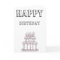 Birthday lesson card by Zeichnete Birthday lesson card
