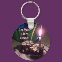 Birthday Light Shine Keychain