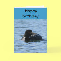 Birthday Loon Greeting Card