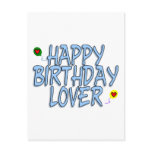 Birthday Lover Post Cards