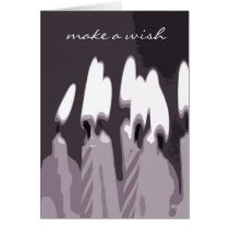 Birthday - Make a Wish (Abstract) cards