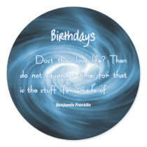 Birthday Meaning stickers by inspiredbygenius Birthday Meaning stickers
