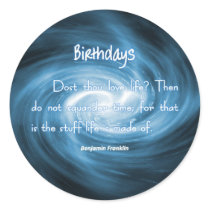 Birthday Meaning stickers