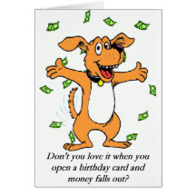 Birthday Money Card