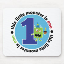 Birthday Monster 1 T-shirt mousepads