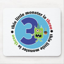 Birthday Monster 3 mousepads