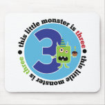 Birthday Monster 3 Mouse Pads
