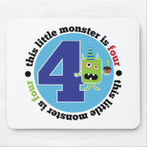 Birthday Monster 4 mousepads
