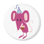 Birthday Mouse Fridge Magnet