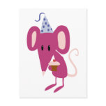 Birthday Mouse Post Card