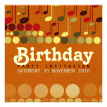 Birthday Music Fun Invitation