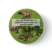 Birthday Name Pin Favors for Dinosaurs Party