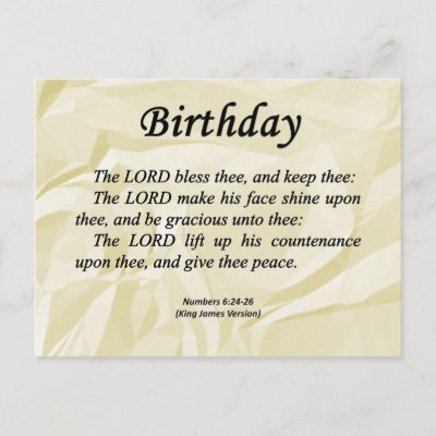 Happy Birthday Wishes Bible Verses
