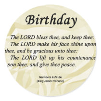 Birthday Numbers 6-24 stickers
