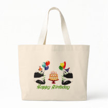 Birthday Pandas Tote Bag