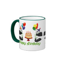 Birthday Pandas Mugs