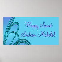 Birthday Party Banners Posters