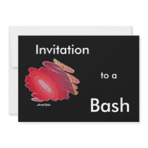 Birthday Party Bash - Blaze Invitation by ARTCOR7PLUS Birthday Party Bash - Blaze Invitation