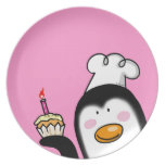 birthday party cupcake dinner plate