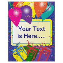 Birthday Party Design Flyer Design