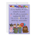 Birthday Party Dog Custom Invites