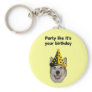 Birthday Party Dog Key Chains