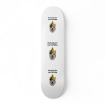 Birthday Party Dog Skate Board Decks